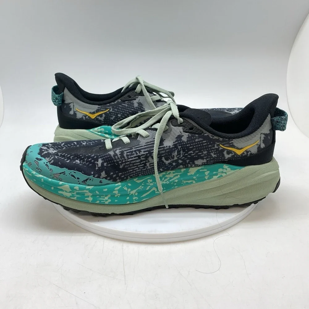 Hoka One One Womens 10‎ B Speedgoat 6 1147811 BLVR Blue Running Shoes Sneakers